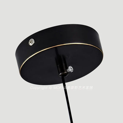 Modern Gold Pendant Light With Acrylic Shade - Decorbites