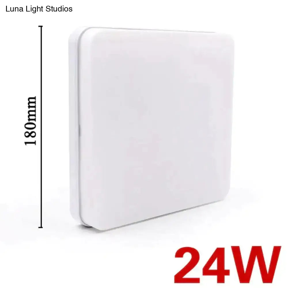 White square led panel light 180mm height 24w surface mounted decorbites 24w 36w 48w ceiling lamp
