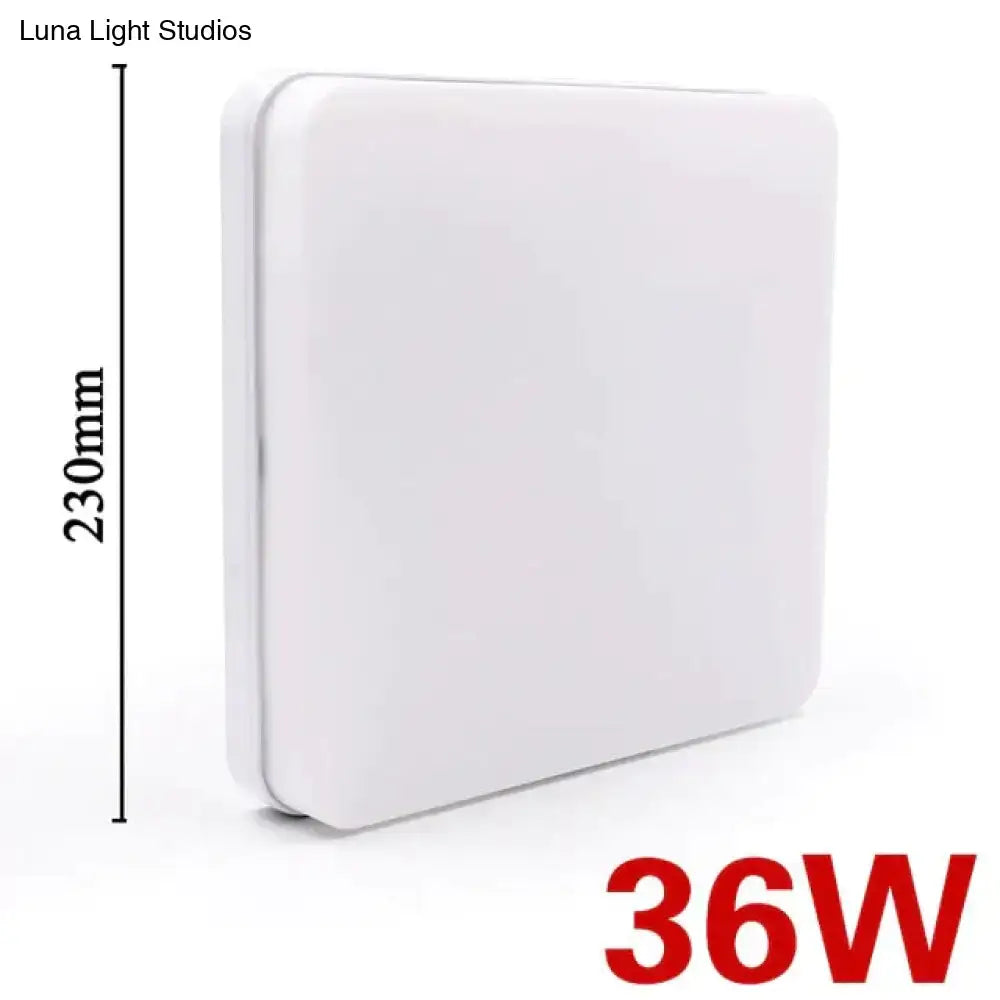 White rectangular 36w decorbites surface mounted led panel light 230mm height for ceiling illumination