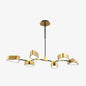 Modern Gold Triangular Chandelier Ceiling Light Fixture