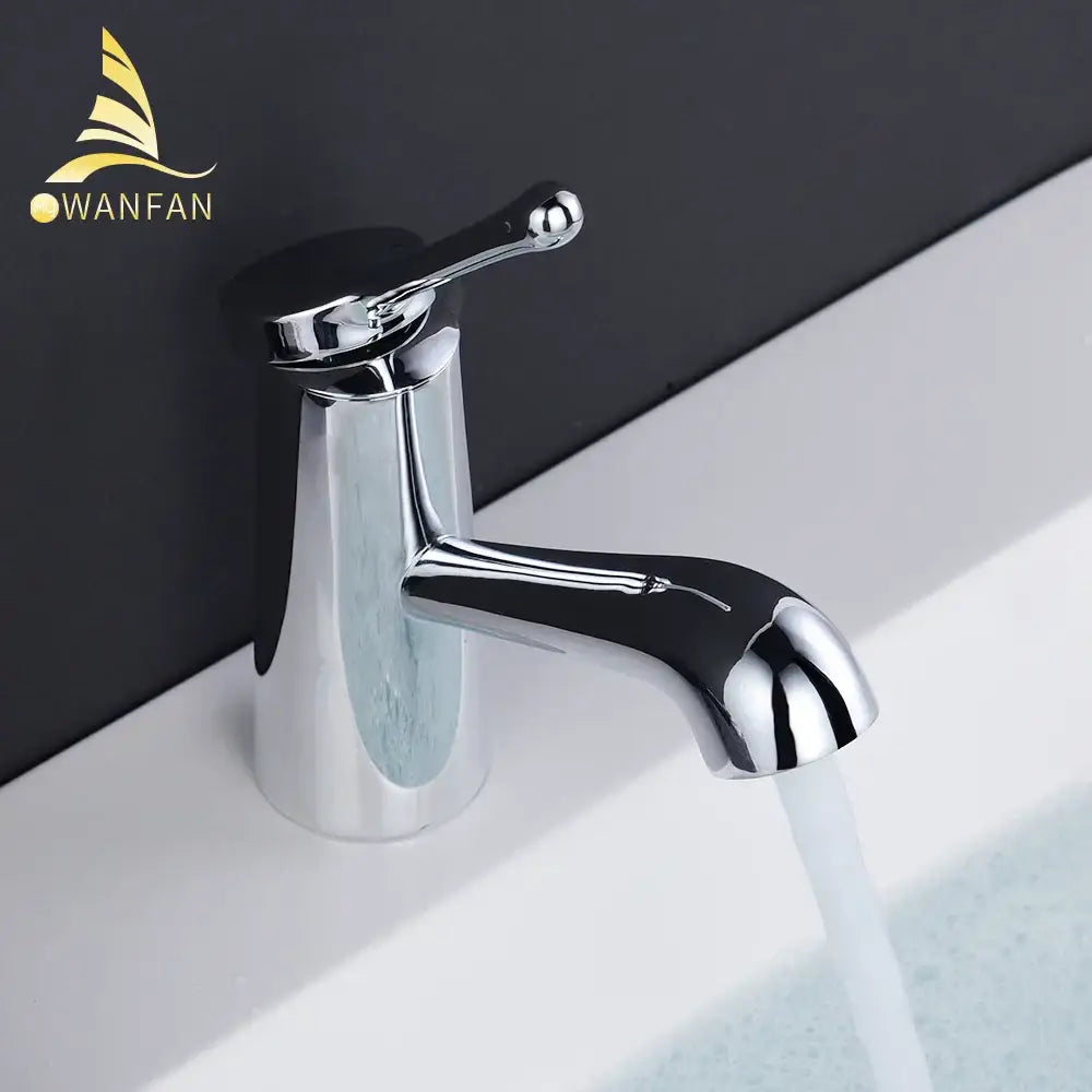 Modern gold waterfall basin faucet with chrome finish single handle and black accent for decorbites gold waterfall design