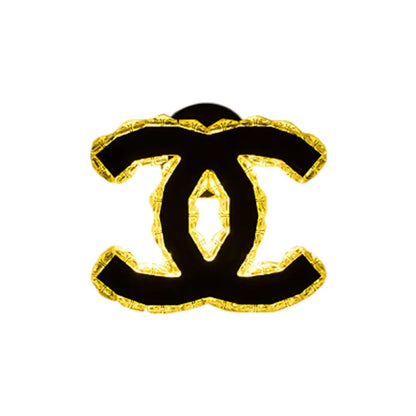 DecorBites™ DecorBites™ Modern Gold WIFI/Dual C Hotel Wall Sconce with Crystal Encrusted LED Lighting