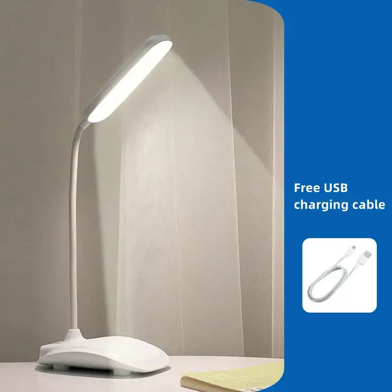 Modern golden mushroom led desk lamp with white sleek flexible gooseneck design ideal for bedroom reading decorbites golden mushroom