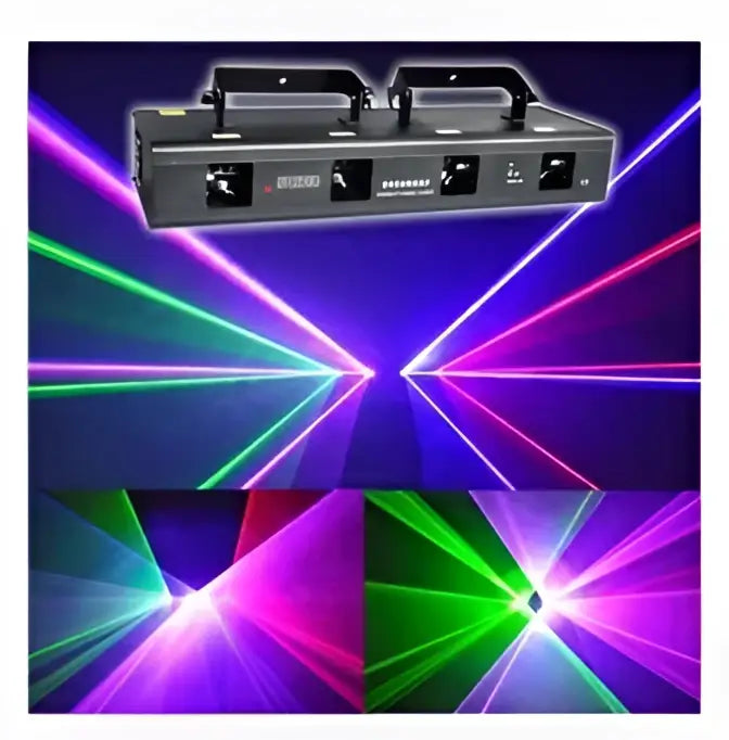 Black christmas projector with modern green purple and pink lens rgby laser beams for bedroom use