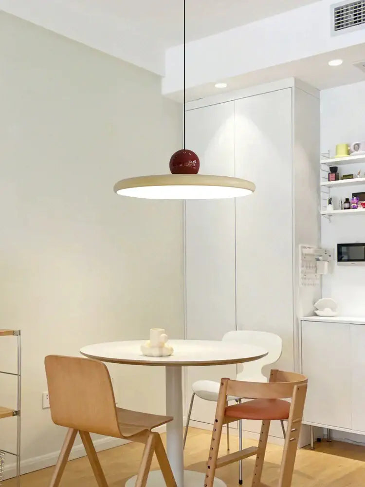 Modern green and red colorful metal led pendant light with a sleek white shade and glossy red accent for kitchen decorbites colorful metal pendant lights
