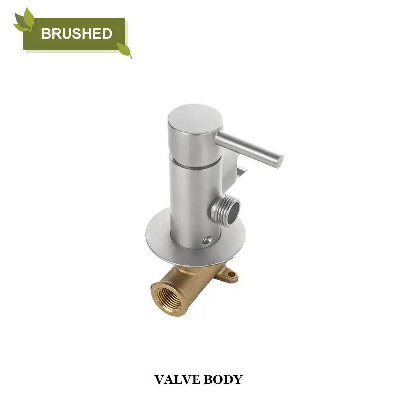 Modern grey brass bidet spray mixer valve with brushed stainless steel and brass body for decorbites brass bidet spray