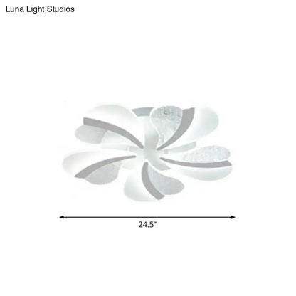 DecorBites™ DecorBites™ Modern Heart-Shaped LED Ceiling Lamp - Acrylic, Flush Mount Light for Living Room with 5/9/15 Warm/White Lights