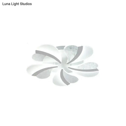 DecorBites™ DecorBites™ Modern Heart-Shaped LED Ceiling Lamp - Acrylic, Flush Mount Light for Living Room with 5/9/15 Warm/White Lights