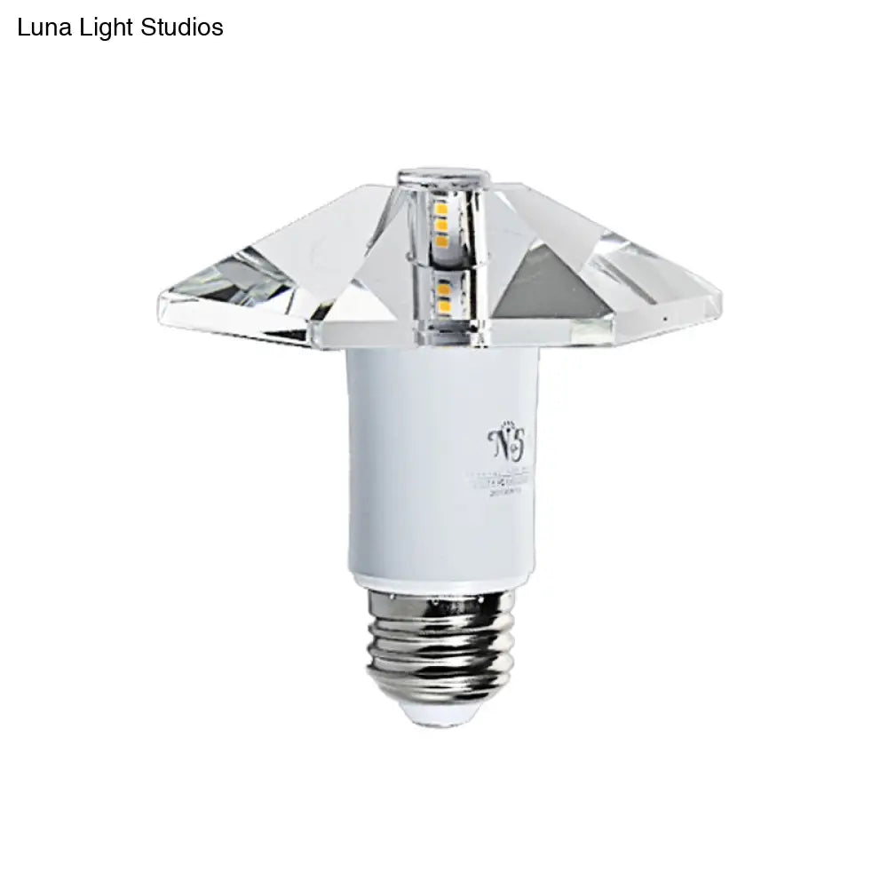 DecorBites™ DecorBites™ Modern Hexagonal Crystal LED Flush Light Fixture for Foyer - Close to Ceiling Lamp