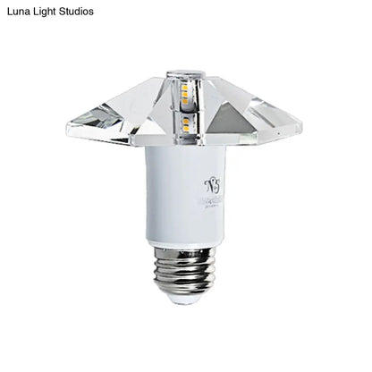 DecorBites™ DecorBites™ Modern Hexagonal Crystal LED Flush Light Fixture for Foyer - Close to Ceiling Lamp