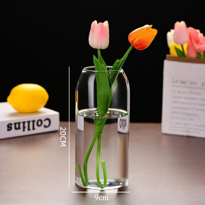 Modern Hydroponic Glass Flower Vase for Home & Wedding - 1Pcs-L - Vase