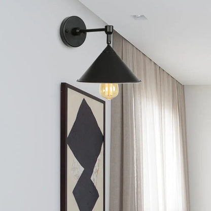 DecorBites™ DecorBites™ Modern Industrial Bathroom Wall Sconce Lamp - Black/Gray Metallic Finish