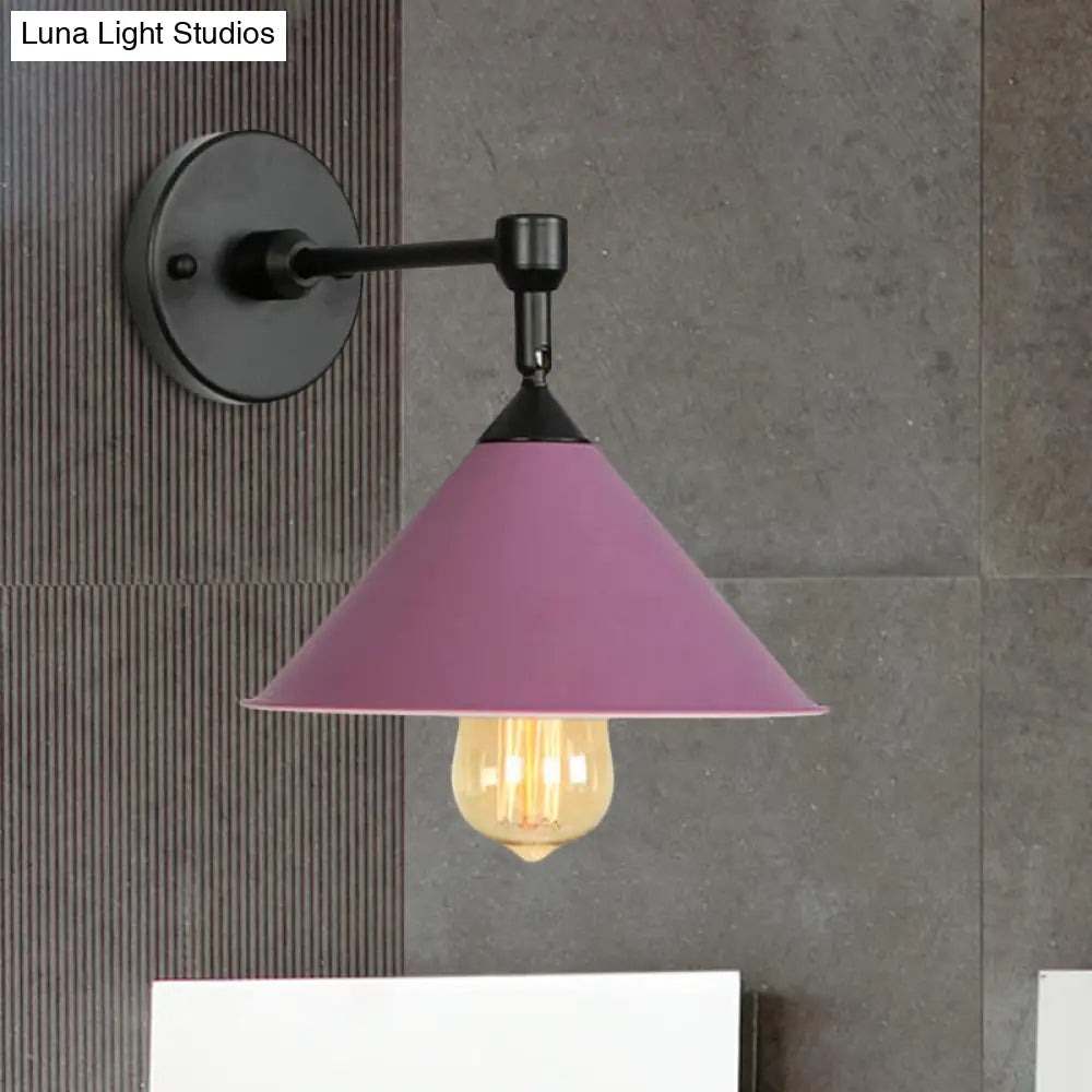 DecorBites™ DecorBites™ Modern Industrial Bathroom Wall Sconce Lamp - Black/Gray Metallic Finish