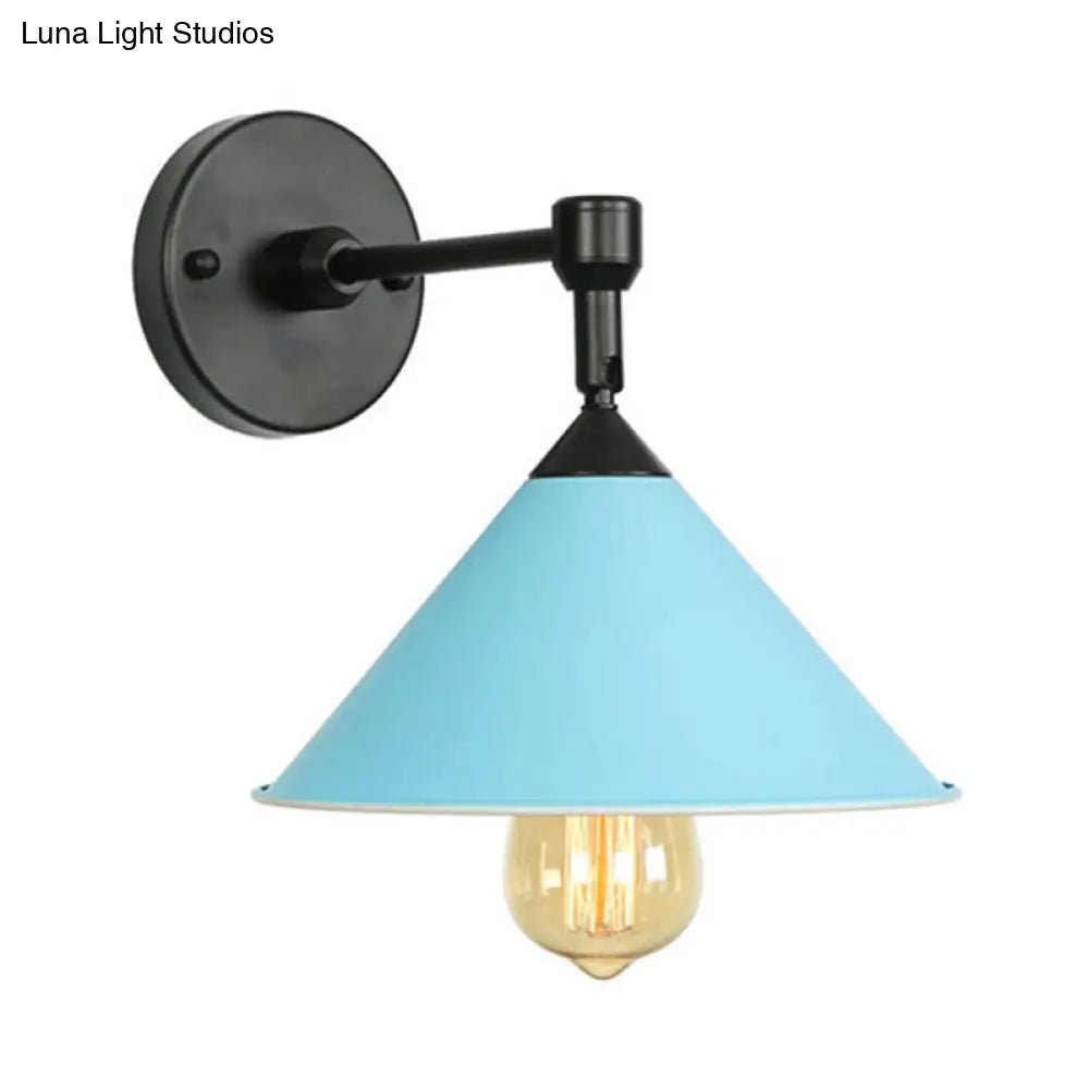 DecorBites™ DecorBites™ Modern Industrial Bathroom Wall Sconce Lamp - Black/Gray Metallic Finish