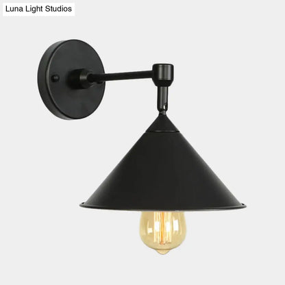 DecorBites™ DecorBites™ Modern Industrial Bathroom Wall Sconce Lamp - Black/Gray Metallic Finish