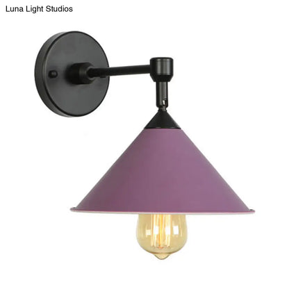 DecorBites™ DecorBites™ Modern Industrial Bathroom Wall Sconce Lamp - Black/Gray Metallic Finish