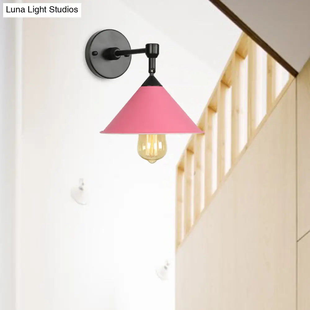 DecorBites™ DecorBites™ Modern Industrial Bathroom Wall Sconce Lamp - Black/Gray Metallic Finish