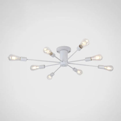 DecorBites™ DecorBites™ Modern Industrial Metal Flush Mount Ceiling Light Fixture
