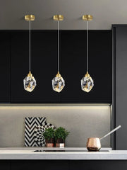 Modern K9 Crystal Linear Pendant Light - Decorbites
