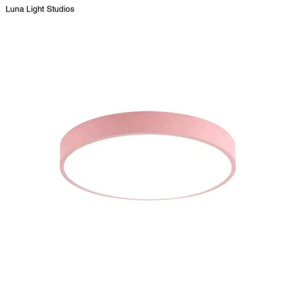 DecorBites™ DecorBites™ Modern Kids' Bedroom Ceiling Light: Acrylic Round Flush Mount