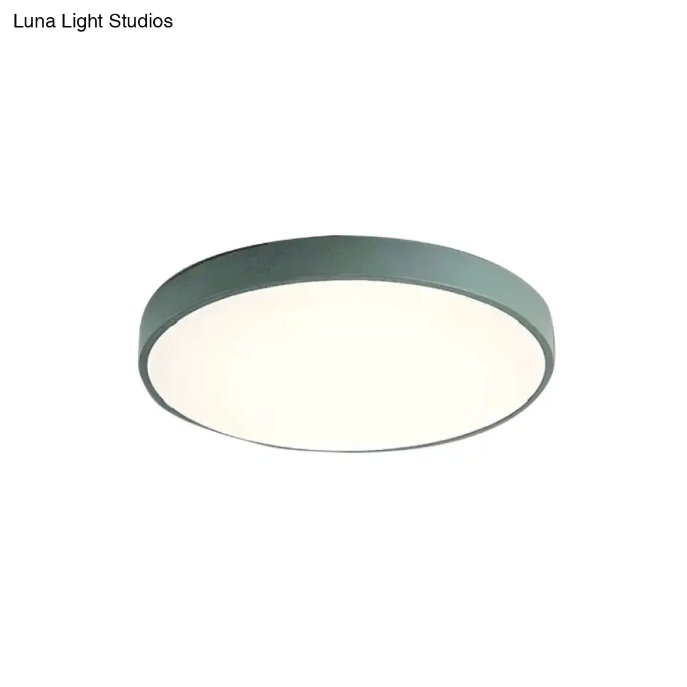 DecorBites™ DecorBites™ Modern Kids' Bedroom Ceiling Light: Acrylic Round Flush Mount