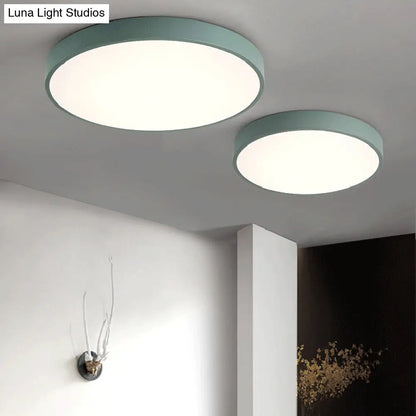 DecorBites™ DecorBites™ Modern Kids' Bedroom Ceiling Light: Acrylic Round Flush Mount