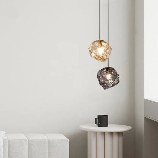 Modern Lava Sculptural FRP Pendant Light