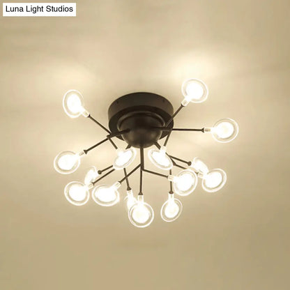 DecorBites™ DecorBites™ Modern Leaf-Shaped LED Ceiling Lamp for Bedroom - Acrylic Flush Mount