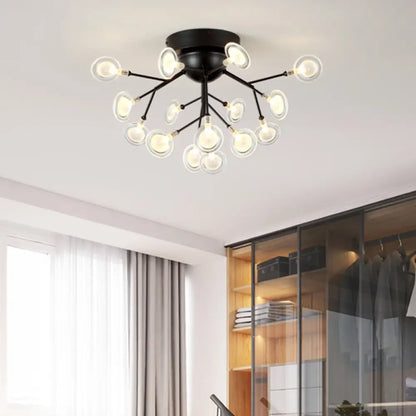 DecorBites™ DecorBites™ Modern Leaf-Shaped LED Ceiling Lamp for Bedroom - Acrylic Flush Mount