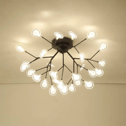 DecorBites™ DecorBites™ Modern Leaf-Shaped LED Ceiling Lamp for Bedroom - Acrylic Flush Mount