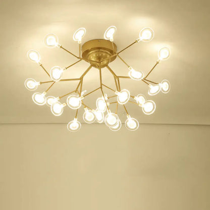 DecorBites™ DecorBites™ Modern Leaf-Shaped LED Ceiling Lamp for Bedroom - Acrylic Flush Mount