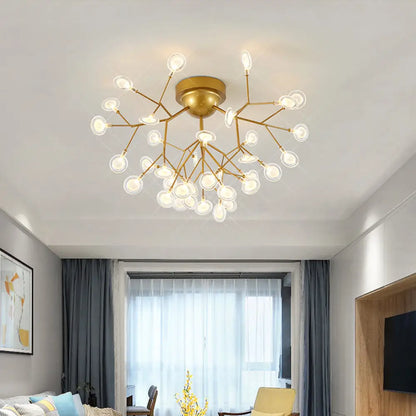 DecorBites™ DecorBites™ Modern Leaf-Shaped LED Ceiling Lamp for Bedroom - Acrylic Flush Mount