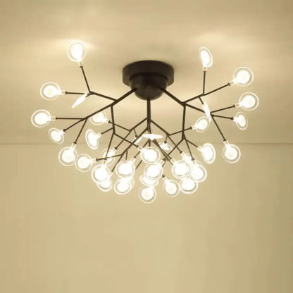 DecorBites™ DecorBites™ Modern Leaf-Shaped LED Ceiling Lamp for Bedroom - Acrylic Flush Mount