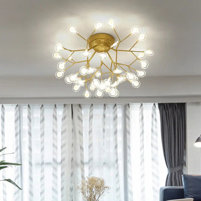DecorBites™ DecorBites™ Modern Leaf-Shaped LED Ceiling Lamp for Bedroom - Acrylic Flush Mount