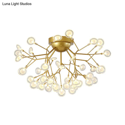 DecorBites™ DecorBites™ Modern Leaf-Shaped LED Ceiling Lamp for Bedroom - Acrylic Flush Mount