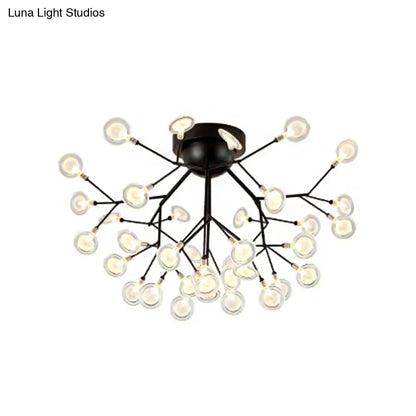 DecorBites™ DecorBites™ Modern Leaf-Shaped LED Ceiling Lamp for Bedroom - Acrylic Flush Mount