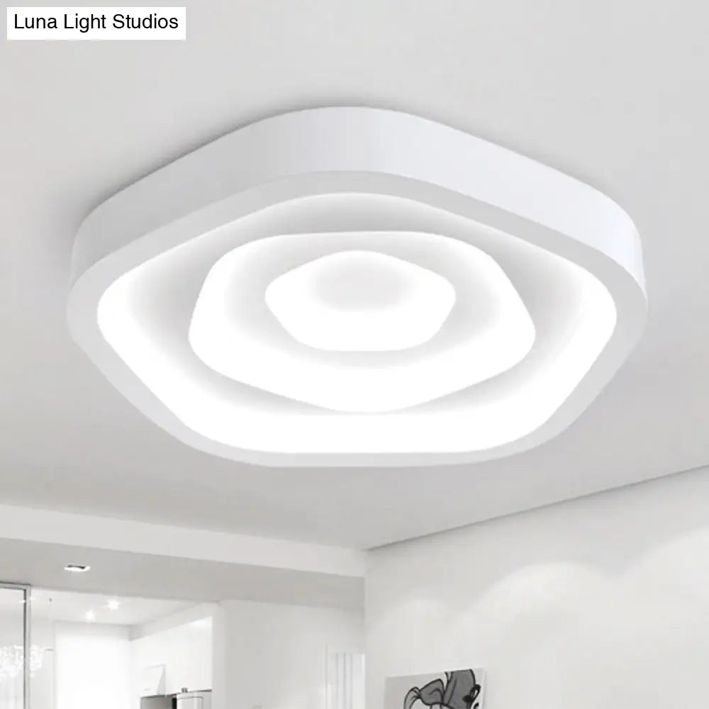 DecorBites™ DecorBites™ Modern LED Acrylic Flush Mount Ceiling Light - Perfect for Living Rooms