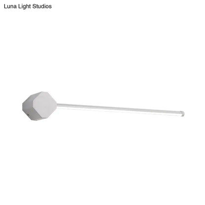 DecorBites™ DecorBites™ Modern LED Bathroom Sconce with Sleek Black/White Finish, Slim Linear Acrylic Shade - 16"/23.5" Long