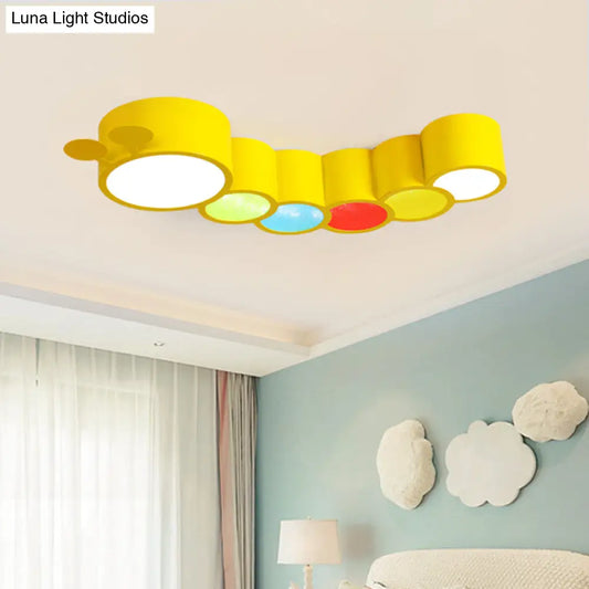 DecorBites™ DecorBites™ Modern LED Caterpillar Flush Mount Ceiling Light for Bedroom