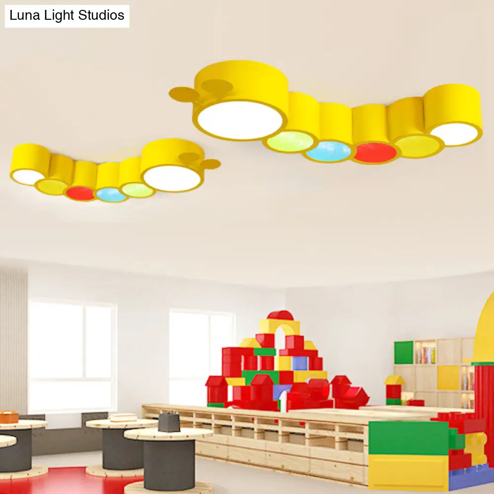 DecorBites™ DecorBites™ Modern LED Caterpillar Flush Mount Ceiling Light for Bedroom