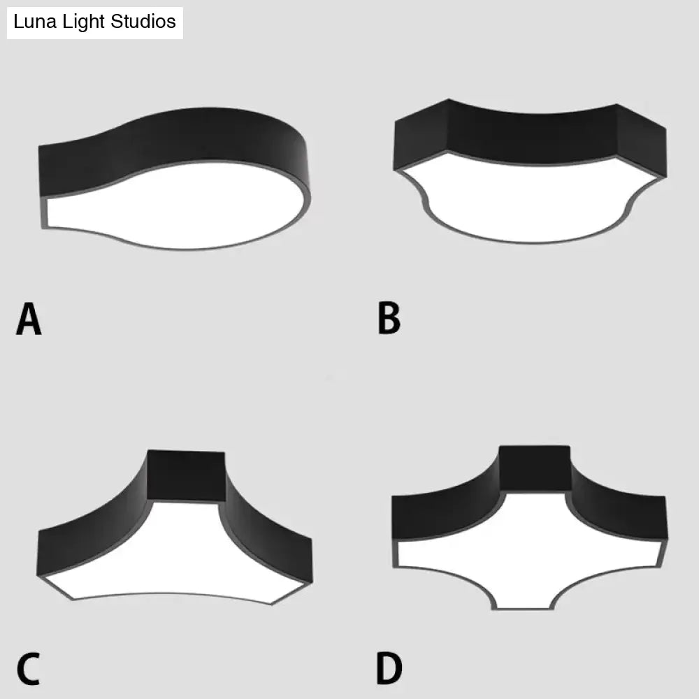 DecorBites™ DecorBites™ Modern LED Ceiling Lamp for Living Room - Metal & Acrylic Mount Light