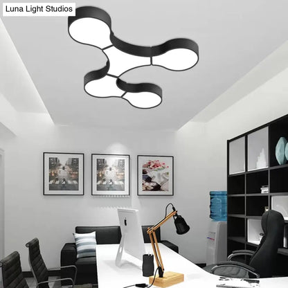 DecorBites™ DecorBites™ Modern LED Ceiling Lamp for Living Room - Metal & Acrylic Mount Light
