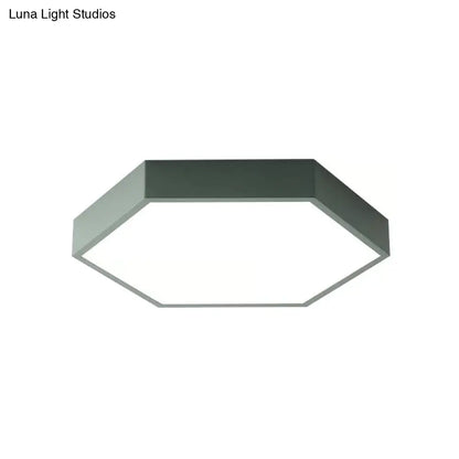 DecorBites™ DecorBites™ Modern LED Ceiling Light for Child Bedroom with Hexagon Shade