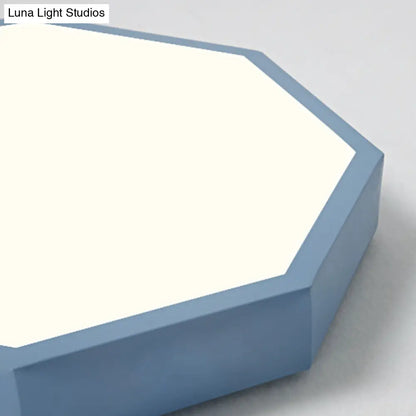 DecorBites™ DecorBites™ Modern LED Ceiling Light for Child Bedroom with Hexagon Shade