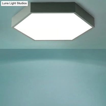 DecorBites™ DecorBites™ Modern LED Ceiling Light for Child Bedroom with Hexagon Shade