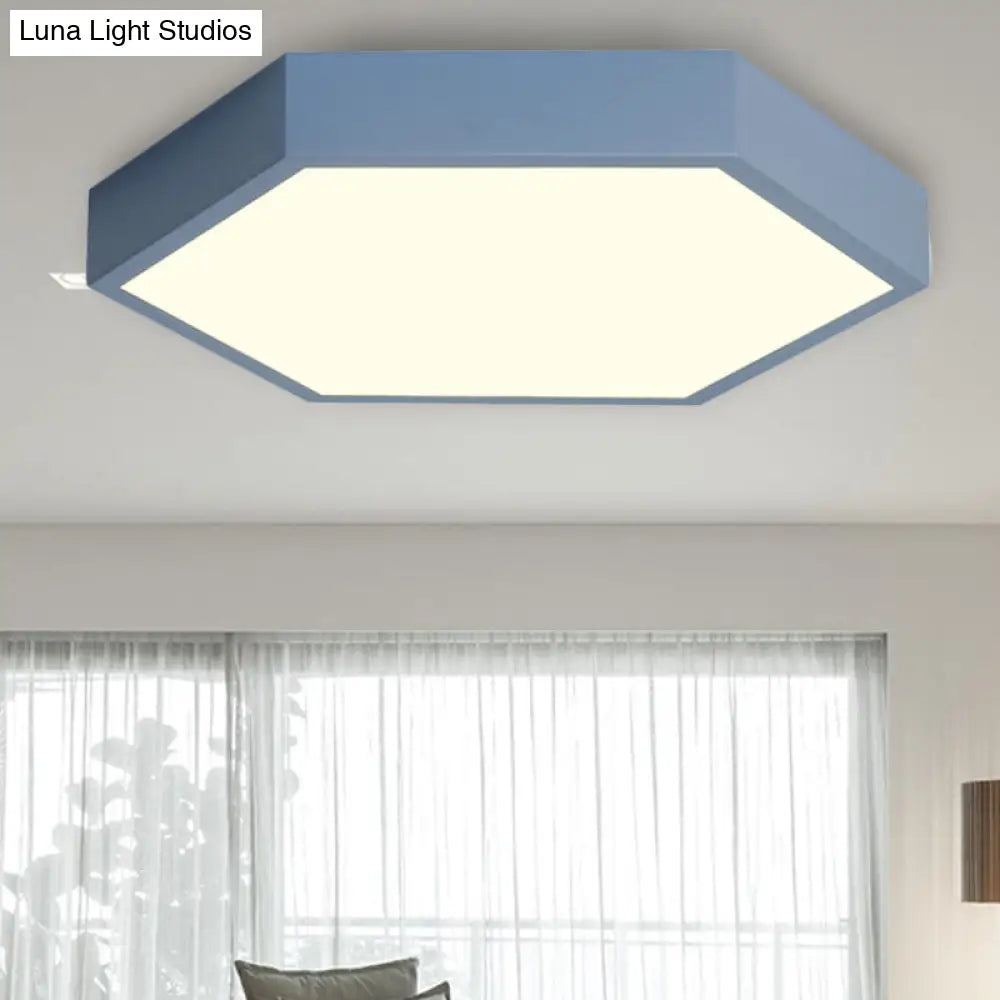 DecorBites™ DecorBites™ Modern LED Ceiling Light for Child Bedroom with Hexagon Shade