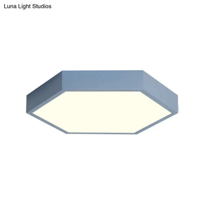 DecorBites™ DecorBites™ Modern LED Ceiling Light for Child Bedroom with Hexagon Shade