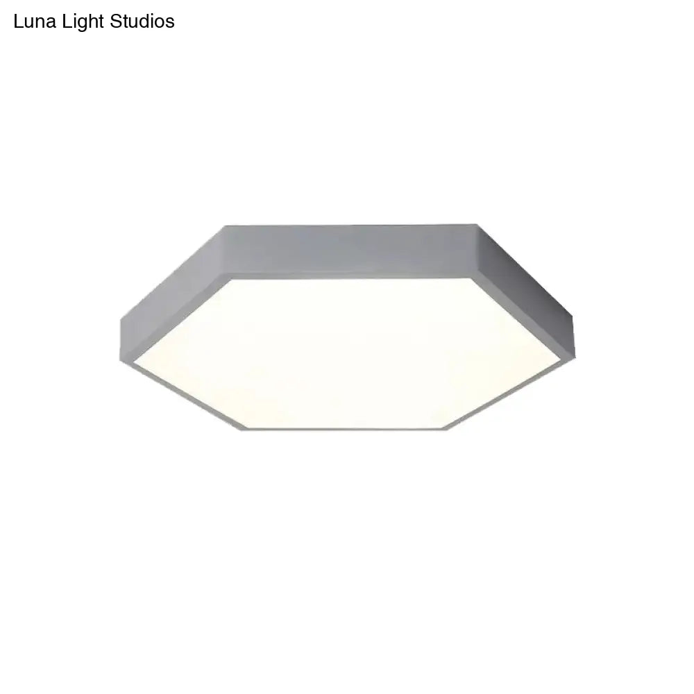 DecorBites™ DecorBites™ Modern LED Ceiling Light for Child Bedroom with Hexagon Shade