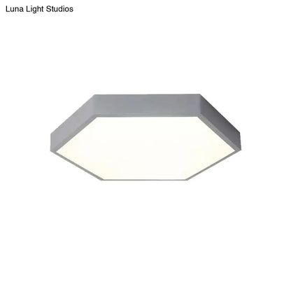DecorBites™ DecorBites™ Modern LED Ceiling Light for Child Bedroom with Hexagon Shade