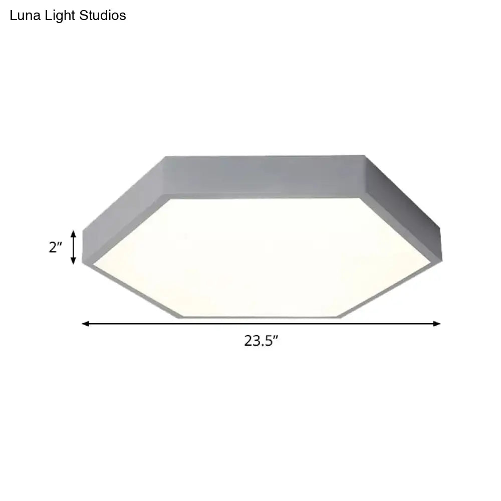 DecorBites™ DecorBites™ Modern LED Ceiling Light for Child Bedroom with Hexagon Shade